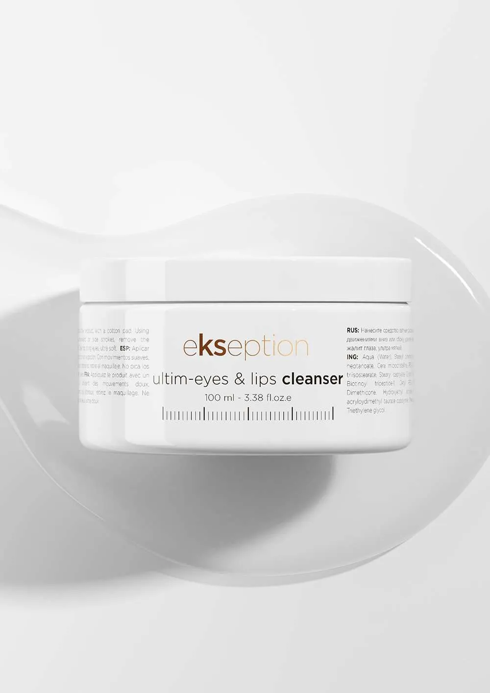 eKseption Ultim-Eyes & Lips Cleanser 100 ml