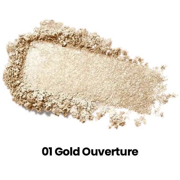 Kiko Milano Holiday Premiere Metallic Eyeshadow 01 Gold Ouverture