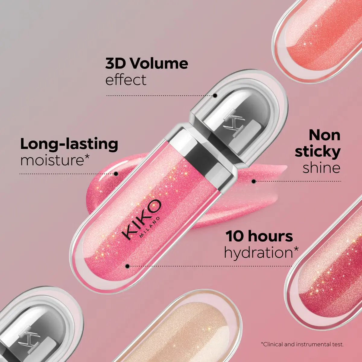 Kiko Milano Mini Glossy Lip Set